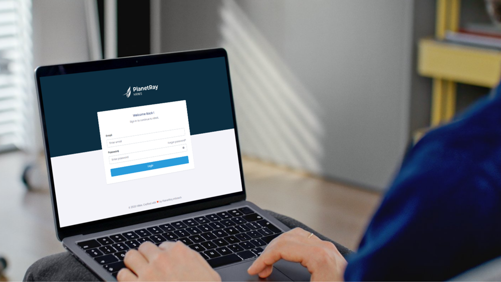 HRMS Login Interface